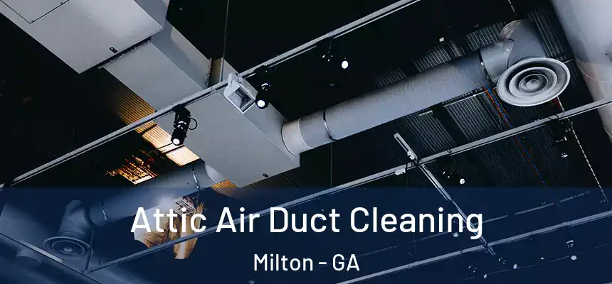  Attic Air Duct Cleaning Milton - GA
