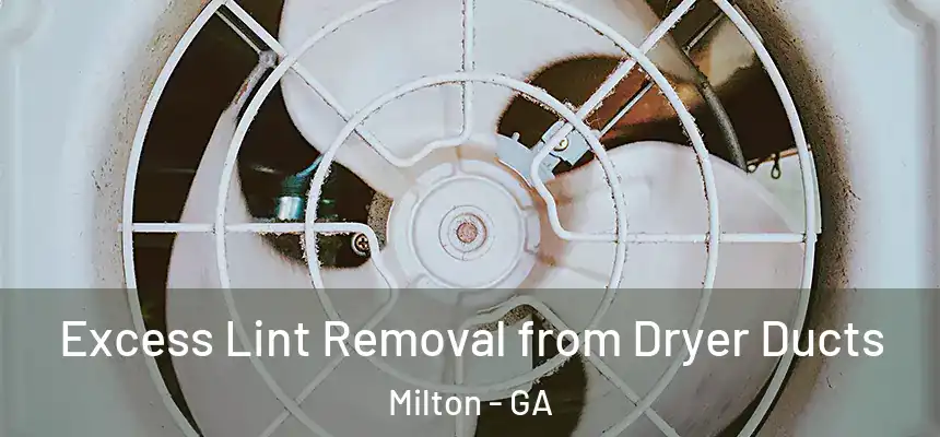  Excess Lint Removal from Dryer Ducts Milton - GA