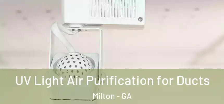 UV Light Air Purification for Ducts Milton - GA